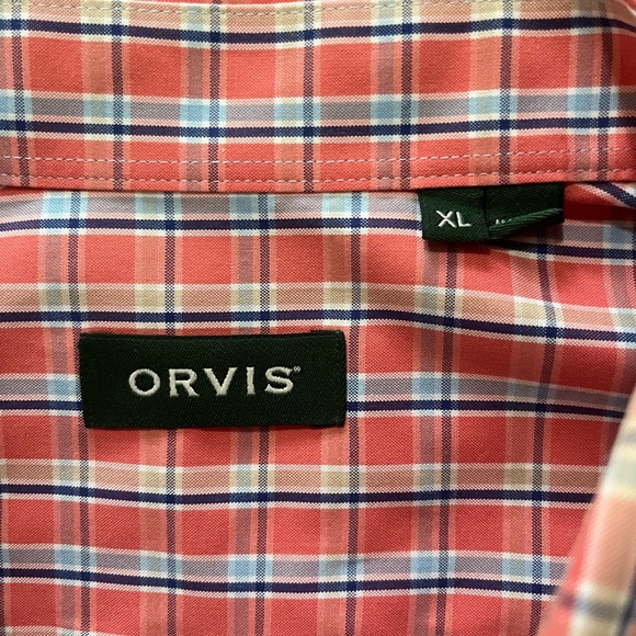XL ORVIS striped button down - Picture 2 of 3